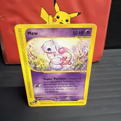 Pokemon Mew TCG Regular Card 55/165 Expedition Non Holo Rare Lp+ - Image 1