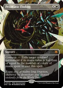 ~ Prismatic Ending (Borderless) ~ NM ~ Special Guests ~ MTG ~ - Image 1