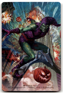 Magic The Gathering Marvel's Spider-Man Green Goblin Art Card 26/54 - Image 1