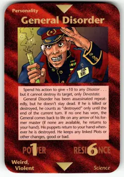 General Disorder Card INWO Illuminati New World Order Assassins Game 46/122 LP - Image 1