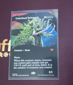 Wizards of the Coast Craterhoof Behemoth TDM Green Creature 0346 Magic Card - Image 1