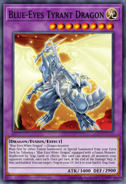 Yugioh! Blue-Eyes Tyrant Dragon MP25-EN042 STARLIGHT Rare Mega Pack - Image 1