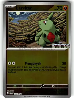 Pokemon Indonesian Ikatan Takdir Promo Card Larvitar 233/SV-P - Image 1