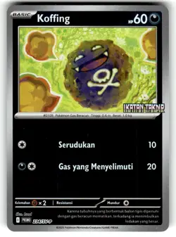Pokemon Indonesian Ikatan Takdir Promo Card Koffing 234/SV-P - Image 1