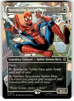 MTG Magic The Gathering Marvel's Spider-Man Card #14 Spectacular Spider-Man - Image 1