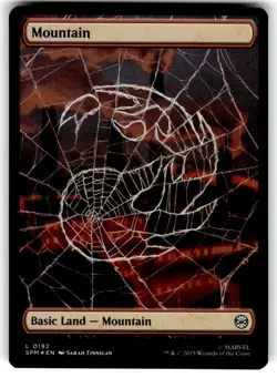 Magic The Gathering Marvel's Spider-Man Card #192 Mountain FOIL - Image 1