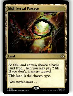Magic The Gathering Marvel's Spider-Man Card #180 Multiversal Passage - Image 1