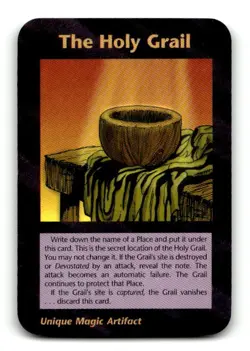 The Holy Grail Card Limited INWO Illuminati New World Order Game - Image 1