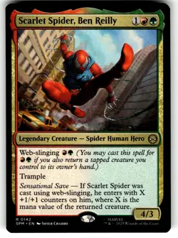 MTG Magic The Gathering Marvel's Spider-Man Card #142 Scarlet Spider, Ben Reilly - Image 1