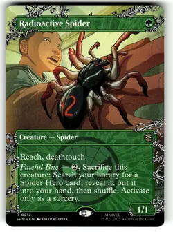 MTG Magic The Gathering Marvel's Spider-Man Card #212 Radioactive Spider - Image 1
