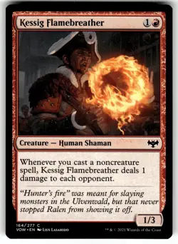 MTG Innistrad: Crimson Vow Card 164/277 Kessig Flamebreather - Image 1