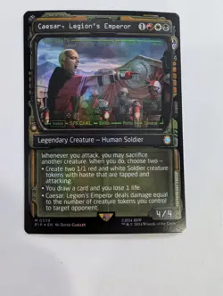 MTG Caesar, Legion's Emperor Showcase Foil | Universes Beyond: Fallout NM - 0339 - Image 1