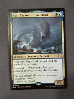 Aesi, Tyrant of Gyre Strait - Duskmourn Commander DSC - MTG - Image 1