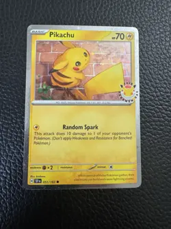 Pikachu 051 /162 Stamped 2026 Pokemon Day 30 Promo TCG - NM - Image 1