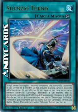 SILENZIO TURNO • (Turn Silence) • Ultra R • MP25 IT192 • 1Ed • Yugioh! ANDYCARDS - Image 1