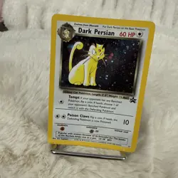 Dark Persian Pokemon Card WOTC Black Star Promo #17 Holo 2000 NM - Image 4