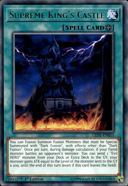 Supreme King's Castle - Rare 1st Edition LED5-EN015 - LP - YuGiOh - Image 1
