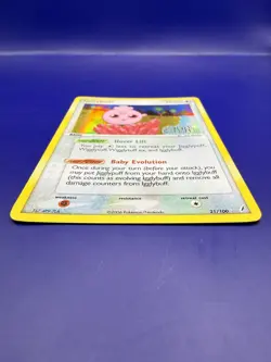 Igglybuff Rare Reverse Holo Stamped Crystal Guardians 21/100 Pokemon TCG Card NM - Image 3