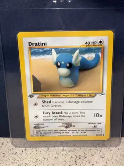 Dratini 63/105 Neo Destiny 1st Edition Regular Basic Common Pokemon Card 40 HP - Image 1