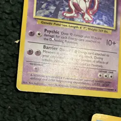 Pokemon Base Set Mewtwo 10/102 Hitmonchan 7/102 Gyarados 6/102 READ DESCRIPTION! - Image 2