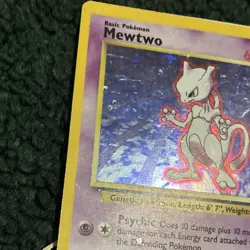 Pokemon Base Set Mewtwo 10/102 Hitmonchan 7/102 Gyarados 6/102 READ DESCRIPTION! - Image 3