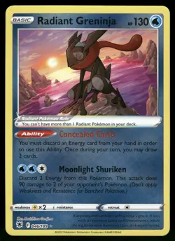 Radiant Greninja 046/189 SWSH10: Astral Radiance Pokemon - Image 1