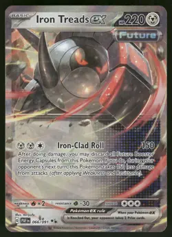 Iron Treads ex 066/091 SV: Paldean Fates Pokemon - Image 1