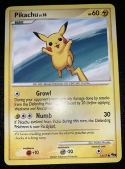 2009 Pokemon TCG Pikachu 15/17 Pop Series 9 Pokemon Promo - Image 2