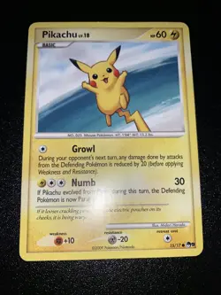 2009 Pokemon TCG Pikachu 15/17 Pop Series 9 Pokemon Promo - Image 3