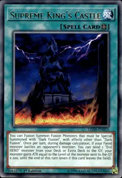 Supreme King's Castle - Rare 1st Edition LED5-EN015 - NM - YuGiOh - Image 1