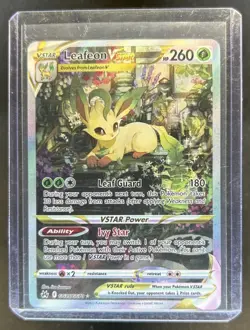 2023 Pokemon SWSH Crown Zenith Leafeon VST Galarian Gallery #GG35/GG70 - Image 1