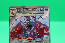 Pokemon Charizard EX SVP 074 Paldean Fates Tin Promo NM - Image 2