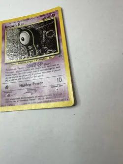 Unown [A] SWIRL!! 14/75 Neo Discovery Pokemon Card - Holo Rare - - Image 3