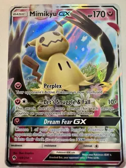 Mimikyu GX 149/214 Holo GX Rare Lost Thunder LP Pokemon - Image 2