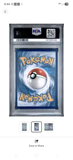 2025 Pokemon Phantasmal Flames Meowth Illustration Rare #106/094 PSA 10 - Image 2