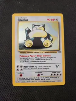 Snorlax 11/64 Jungle Holo Rare Unlimited Pokemon TCG LP - Image 1