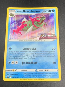 Hisuian Basculegion SWSH205 Prerelease Promo Pokemon NM 2022 Astral Radiance - Image 1