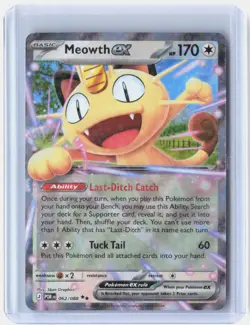 Meowth ex 062/088 Double Rare Perfect Order Pokemon Near Mint - Image 1