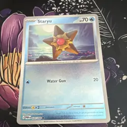 Pokemon TCG Staryu 020/088 POR reverse holo Basic HP70 - Image 1