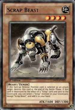 Scrap Beast - Rare 1st Edition DREV-EN021 - MP - YuGiOh - Image 1