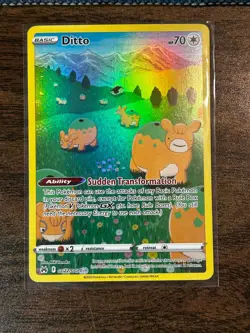 2023 Pokemon Sword & Shield Crown Zenith Ditto #GG22/GG70 Galarian Gallery - Image 1