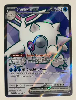 Pokemon TCG: Cetitan ex 210/182 Sv10: Destined Rivals Holo - Image 1