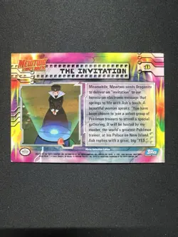 Pokemon 1999 Topps Movie The Invitation #13 - Image 2