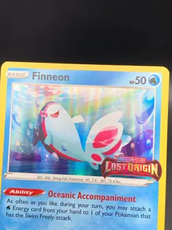 Finneon SWSH240 Prerelease Promo Holo Pokemon Lost Origin NM 2022 - Image 2