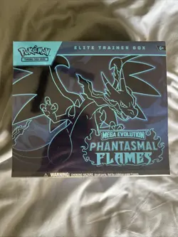 Pokemon TCG Mega Evolution Phantasmal Flames ETB Elite Trainer Box Brand New - Image 1