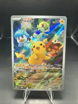 Pokemon TCG Pikachu 027 Promo Holo Black Star - Image 1