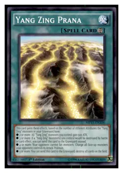 Yugioh Yang Zing Prana #MP15-EN106 2015 Mega-Tins Mega Pack LP - Image 1
