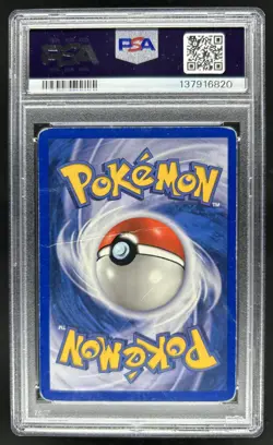 2005 Pokemon EX Delta Species Vaporeon Reverse Holo #18/113 PSA 1 - Image 2