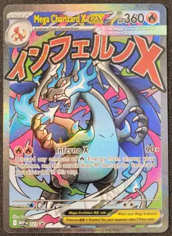 Pokemon Mega Charizard X ex Mega Evolution Promos #023 Full Art MUST SEE #E - Image 1