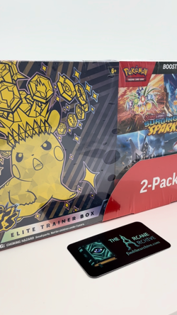 Pokemon Surging Sparks Elite Trainer Box Booster Bundle Costco 2-Pack See Photos - Image 2